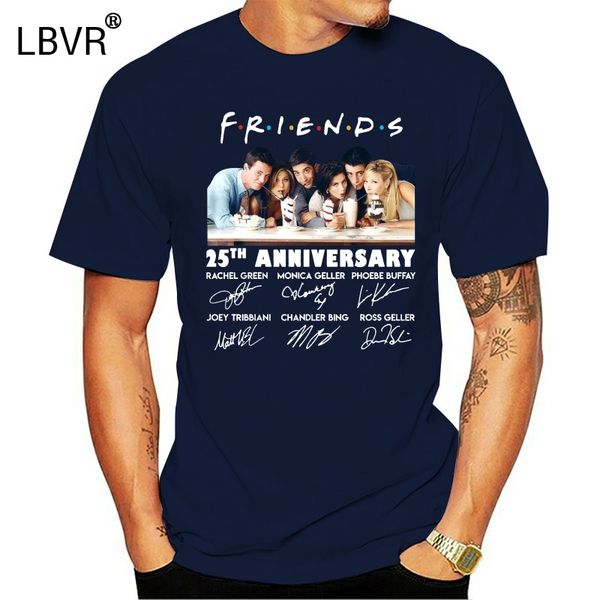 

friends 25th anniversary 1994- signature tv series t-shirt s-5xl men shirt gift