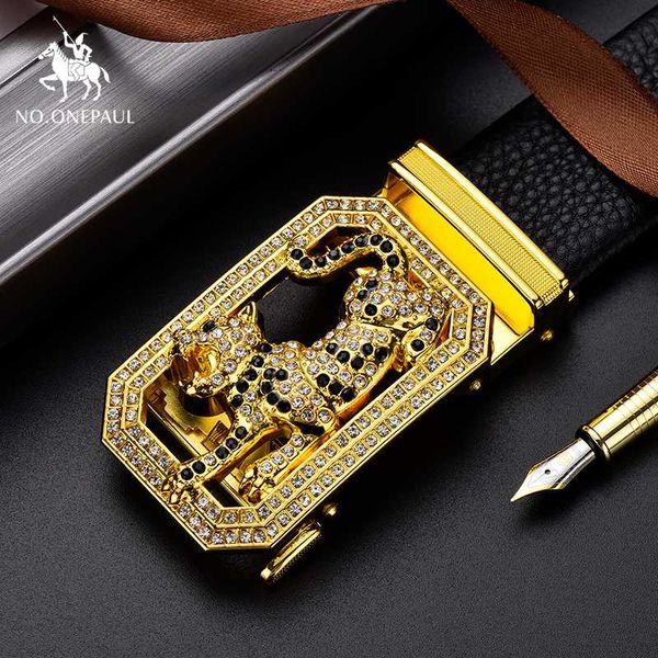 

no.onepaul качество подлинное luxury leather men, ремень мужской ремень металла мужчины лучшие ремни автоматическая пряжка шириной 3.8cm, Black;brown