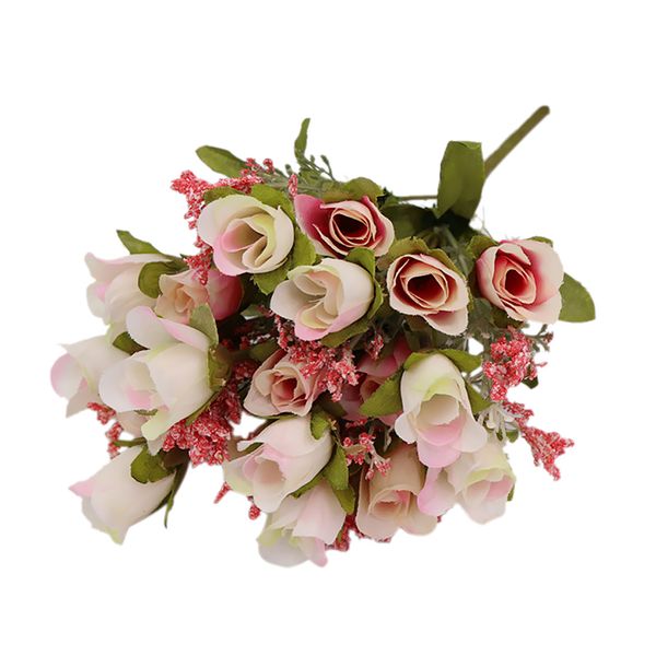 

artificial roses 20 heads bouquet for home garden party decoration