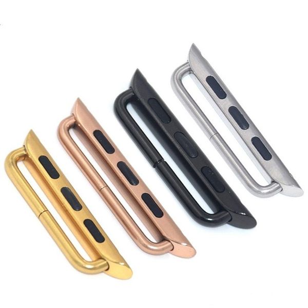 

for apple watch series 5 4 3 2 1 stainless steel adapter 40mm 44mm metal band connector diy watchband strap+ screwdriver(tool) 300pairs/lo