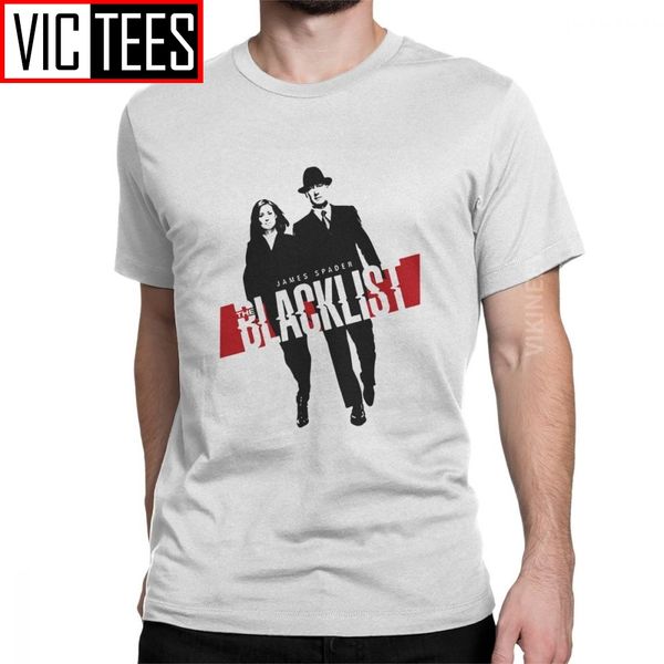 

юмор blacklist t-shirt men pure cotton tshirt реддингтон raymond tv red hat fandom криминал уголовная партии