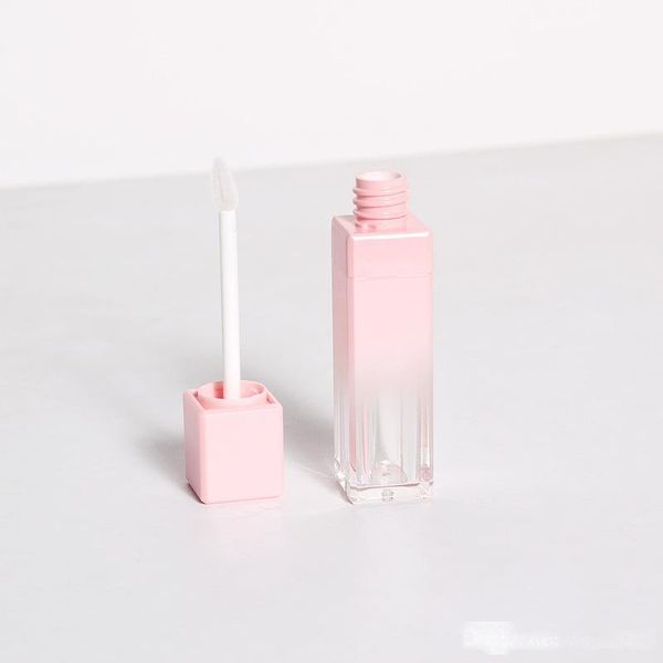 

new 8ml pink color empty lip gloss tubes container diy lip-balm tubes lip care lip gloss bottles makeup tool lip-balm supplies