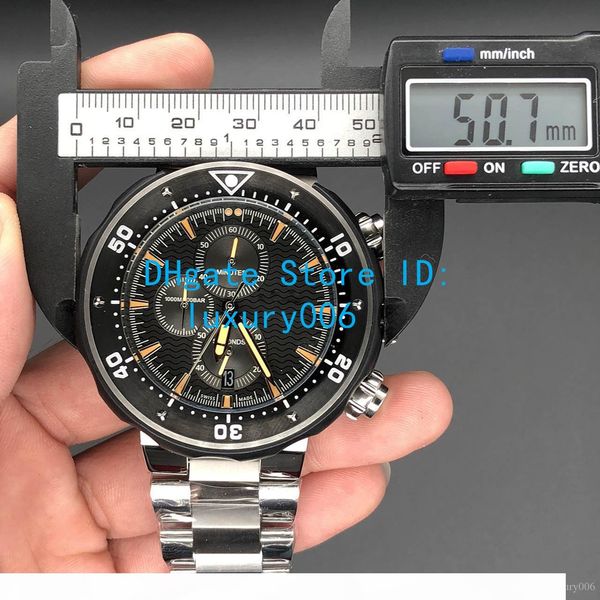 

tdp watches men watches ors watch watch quartz battery sweep movement original clasp stainless steel strap 50mm big size, Slivery;brown