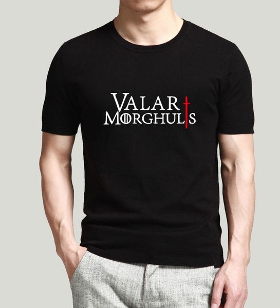 

summer 2019 cool t-shirt valar morghulis men shirt funny