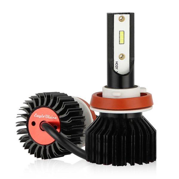 

2 pcs h11 2000w 30000lm led bulbs conversion kit 6000k high low beam car led lamp h7