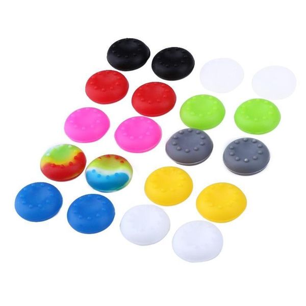 

consumer electronics 20pcs rubber silicone cap thumbstick thumb stick x cover case skin joystick grip grips for ps2/3/4 360 one controller