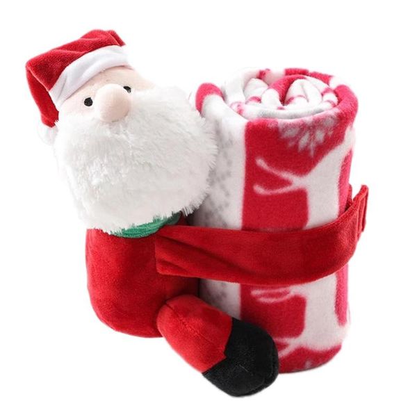 

kids crib velvet christmas gift blanket baby print appease toy blanket christmas decoration for bedding