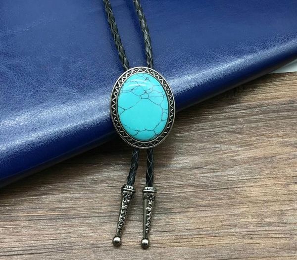 

western cowboy bolo tie american original suit collar brace suit accessories, Black;gray