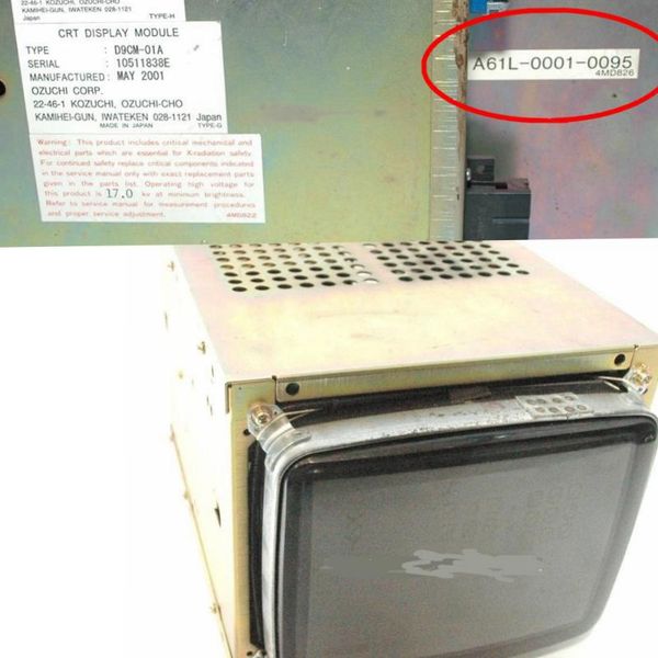 

monitors fanuc a61l-0001-0095 (d9cm-01a) display 9 pin vga monitor