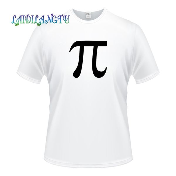 

fashion 2019 summer men's casual t-shirt pi symbol fashion print t shirt short sleeve o-neck streetwear shirt