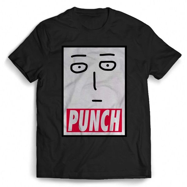 

один удар man face мужские женские футболка hip-hop tee shirt