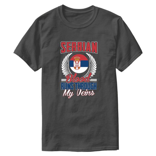 

classic graphic serbian blood t shirt 2020 novelty plus size 3xl 4xl 5xl summer men t-shirt crew neck cotton hiphop top