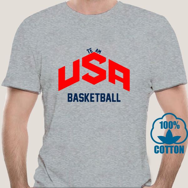 

2517a new usa basketball t-shirt men&ampwomen black white shirt 3