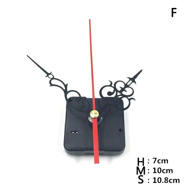 

clocks parts quartz clock movement mechanism repair parts black + hands replacement kit set diy