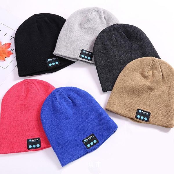 

bluetooth hat music beanie cap bluetooth stereo wireless earphone speaker microphone handsfor iphone x 8 7 samsung galaxy s7 music hat