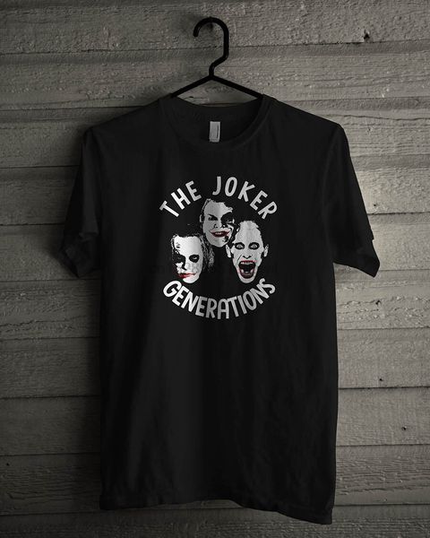 

новый джокер generations джек хит джаред 02 хлопок basic black t-shirt s-5xl