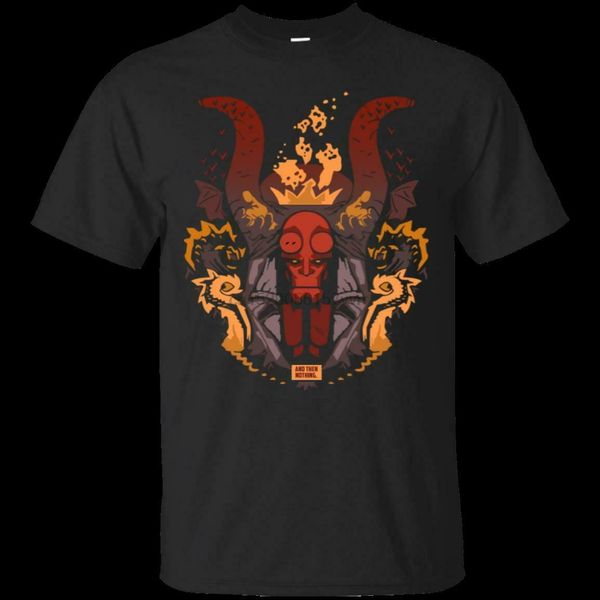 

hellboy t-shirt and then nothing tee shirt short sleeve s-5xl
