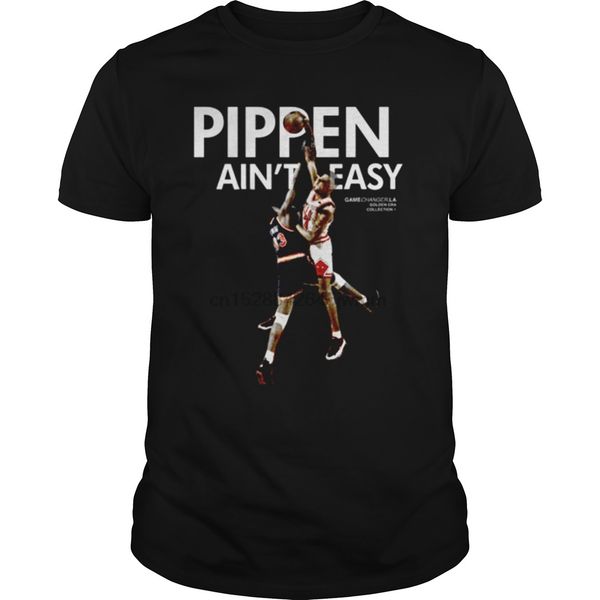 

men tshirt pippen ain't easy cool printed t-shirt tees top