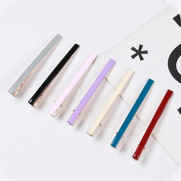 

клипы женщины волос мода vintage простой утконос клип элегантный твердотопливные симпатичные клипы candy волос головные уборы аксессуары для, Silver