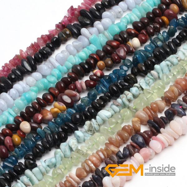 

6x8mm orm natural stone beads: peridot,amazonite,aventurine,sun stone,tourmaline,garnet,chalcedony,strand 15" ing