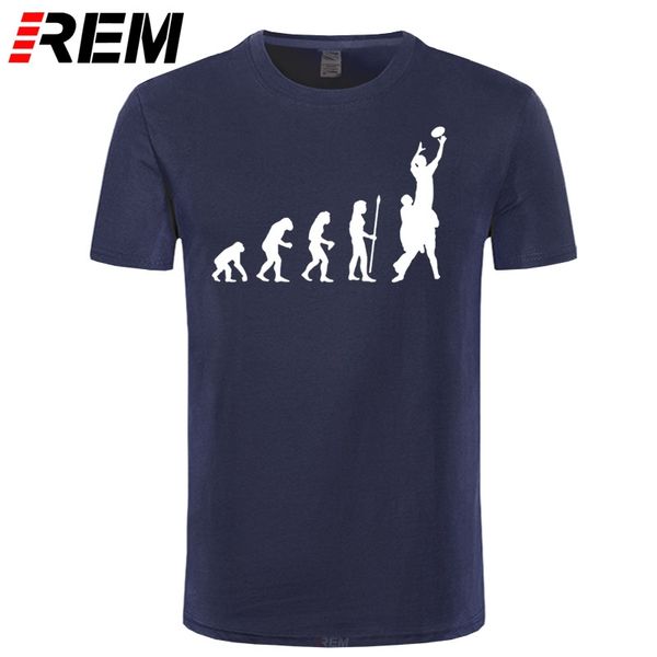 

rem new summer evolution rugbying rugger man t-shirt casual loose fitness men t shirt cotton o-neck homme crossfit tees