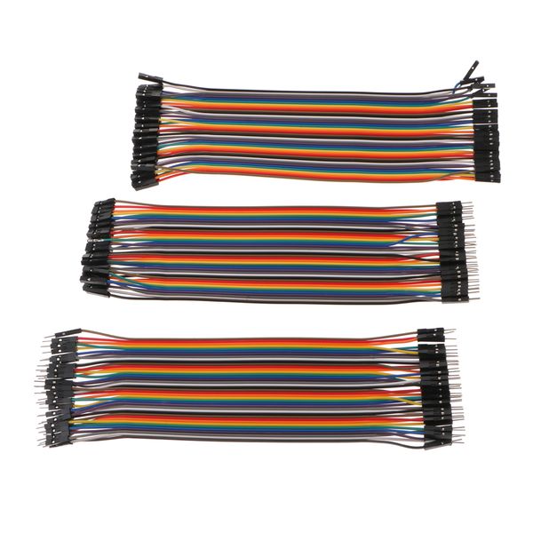 

3pcs 21cm 40 pin male to male to female to female jumper wire cable 2.2inch