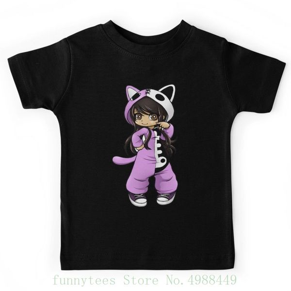 

aphmau as a cat for kid's youth clothing t shirts tees 100% gift customized tees