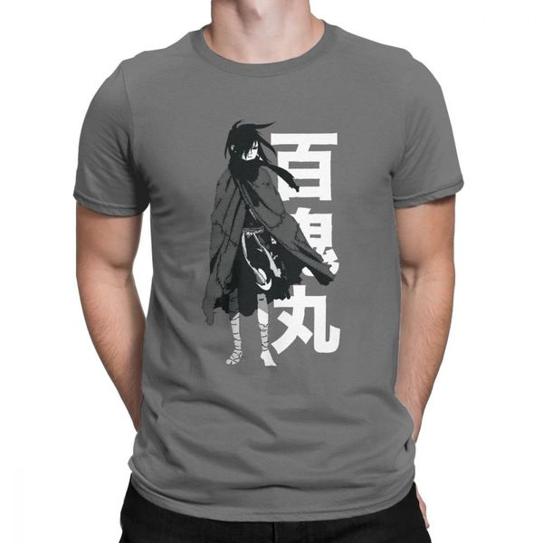 

men's t-shirt dororo hyakkimaru print streetwear xmas premium cotton tee shirt short sleeve t shirt round collar plus size