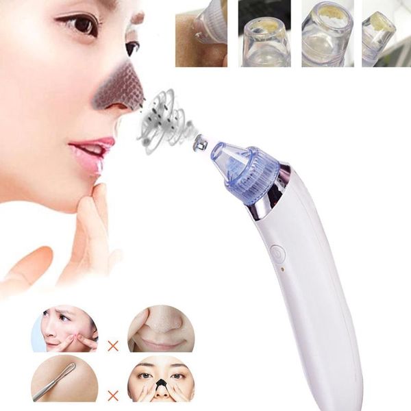 

cleaning 4 head probes blackhead remover facial pore cleaner vaccum deep blackheads tools acne pimple removal tool