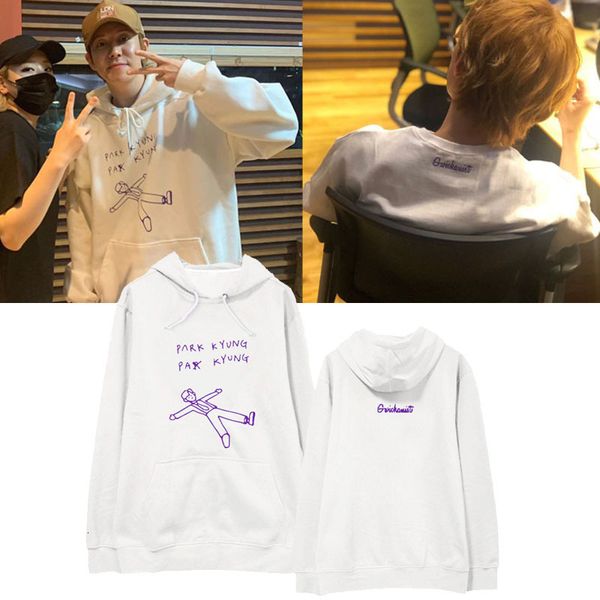 

kpop blockb block b park kyung album hoodie hip hop casual loose hooded clothes pullover printed long sleeve sweatshirts wy1071, Black
