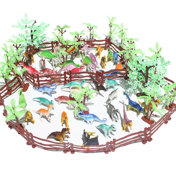 

90pcs jurassic dino модели животных набор playset наука природа игрушки