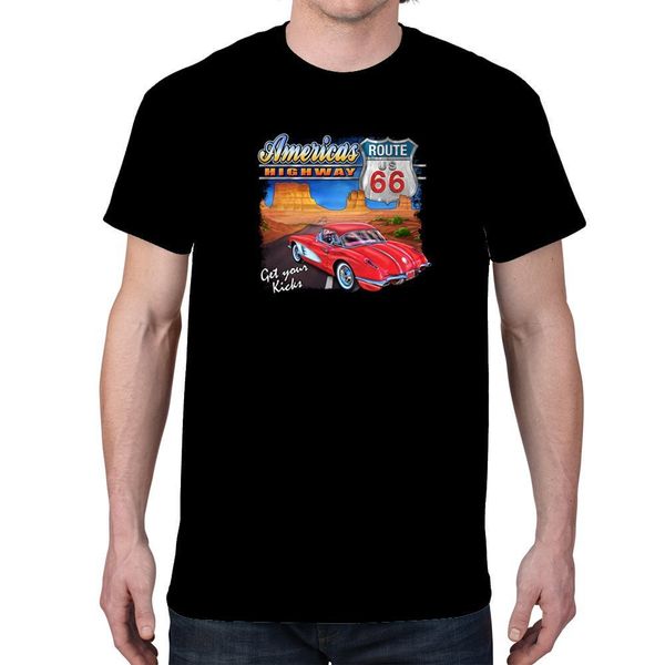 

nnnb men's americas highway car route 66 t-shirt t shirt tee
