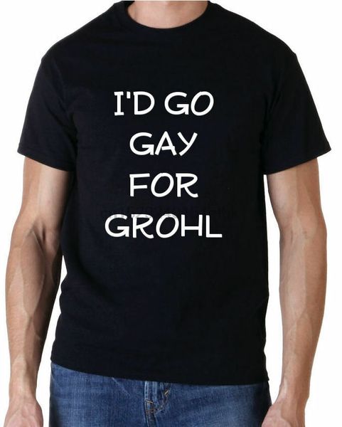 

id go gay для грол смешной фестиваль рок-музыки t-shirt (1
