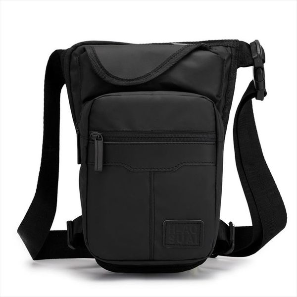 

waterproof nylon canvas men drop leg bag fanny pack travel shoulder messenger cross body male hip belt waist bags