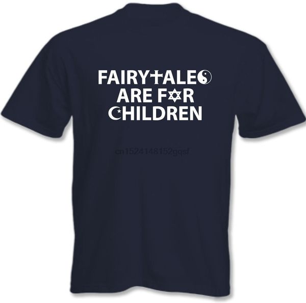 

fairytales are for children - mens funny atheist t-shirt atheism