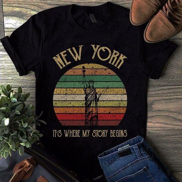 

statue of liberty new york it where my story begins men black t shirt s 4xl