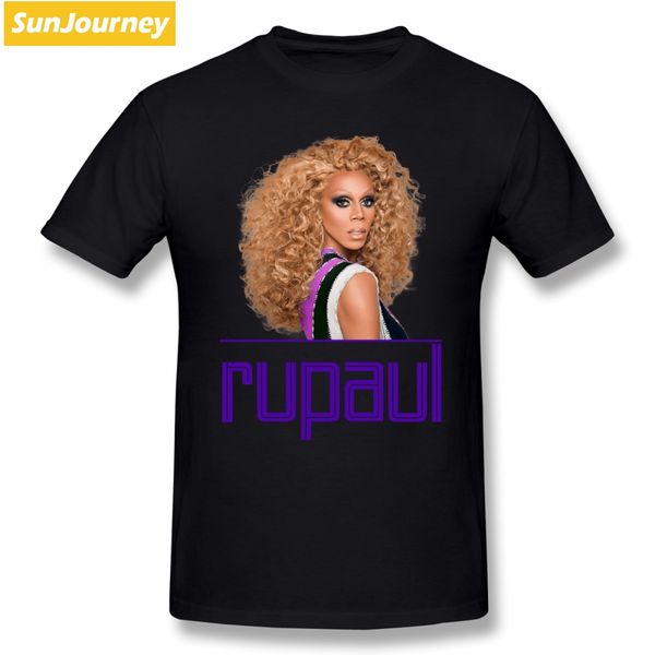 

rupaul drag race men t shirt fashion geek big size cotton crewneck short sleeve custom brand-clothing