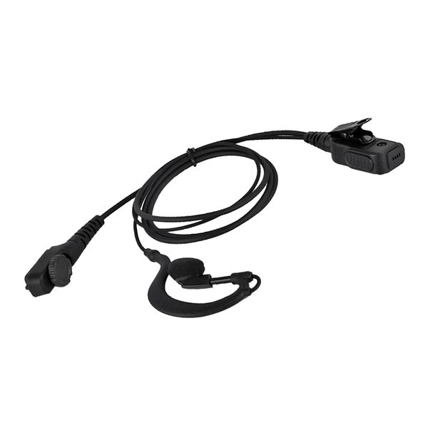 

g shape earpiece headset headphone with big ptt for hytera radio pd580 pd700 etc
