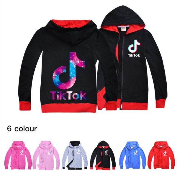 

tik tok мода детской одежды из чистого хлопок весной и осенью досуг пальто детского свитера повседневного пальто, Blue;gray
