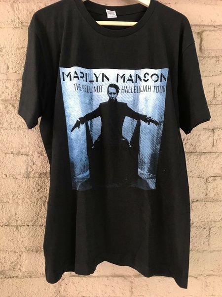 

marlyn manson graphic t shirt