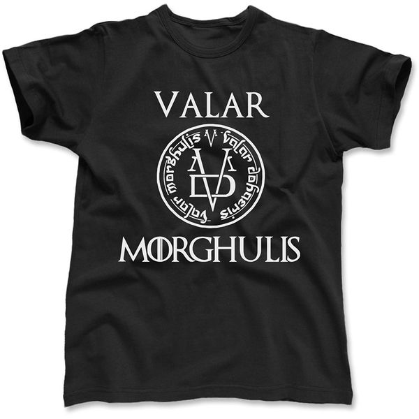 

2020 горячая продажа мужская мода t-shirt валар моргулис все люди должны умереть valyrian tee рубашку