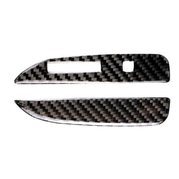 

carbon fiber автомобили внутренних зубчатая панель крышка наклейка для ford mustang 2015-2017