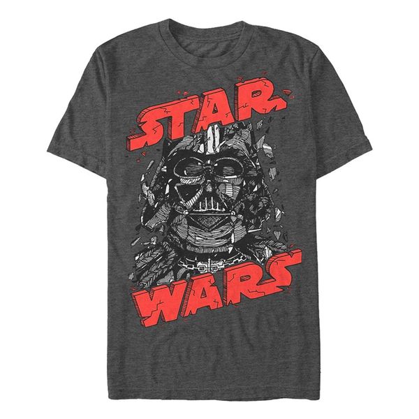 

men's darth vader helmet collapse t-shirt
