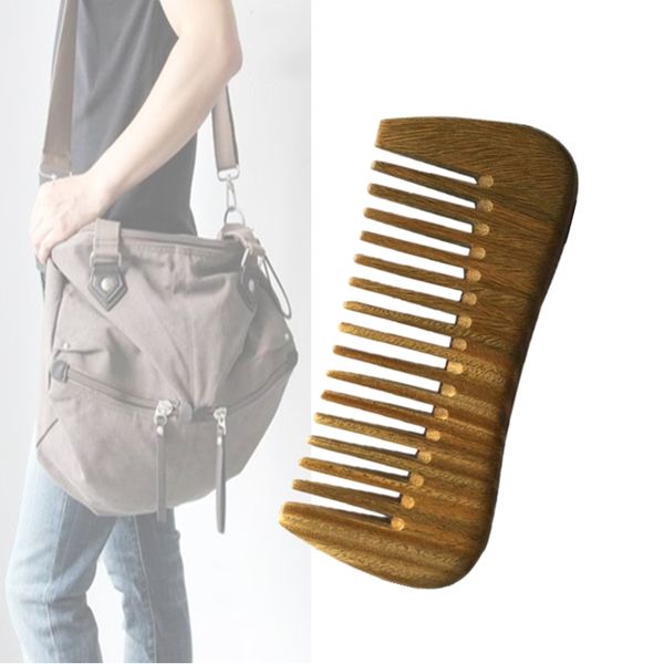 

Brand New 10pcs/lot Pocket Hair & Beard Comb Green Sandalwood Wide Tooth Hair Care Styling Tool For Beard oil Balm Anti Static Company