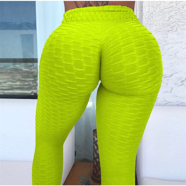 

push up women yoga pants elasticity fitness legging high waist sports pants workout running leggins woman tight sport, White;red