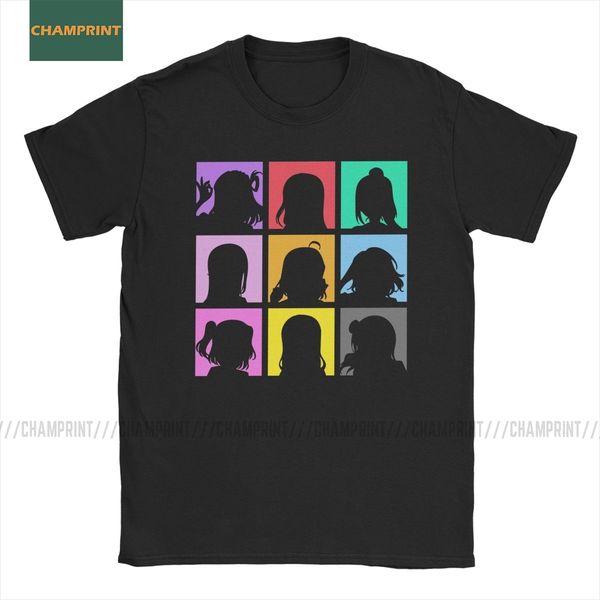 

aqours portraits love live sunshine t-shirts for men loli hoshizora rin tsushima anime cotton tee shirt short sleeve t shirts
