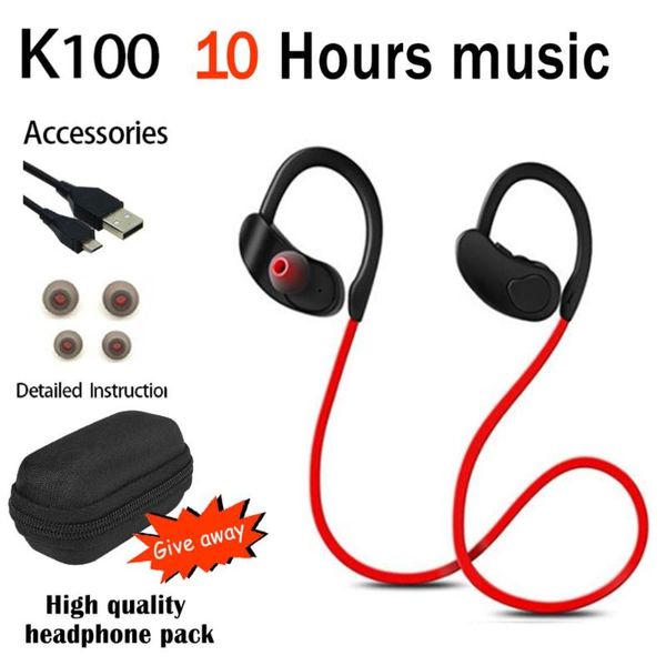 

xedain bluetooth earphone waterproof wireless bluetooth headphone sports bass headset with mic for phone earphone