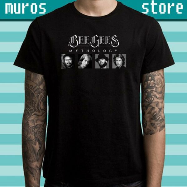 

bee gees мифология pop rock music group легенда мужская черная футболка