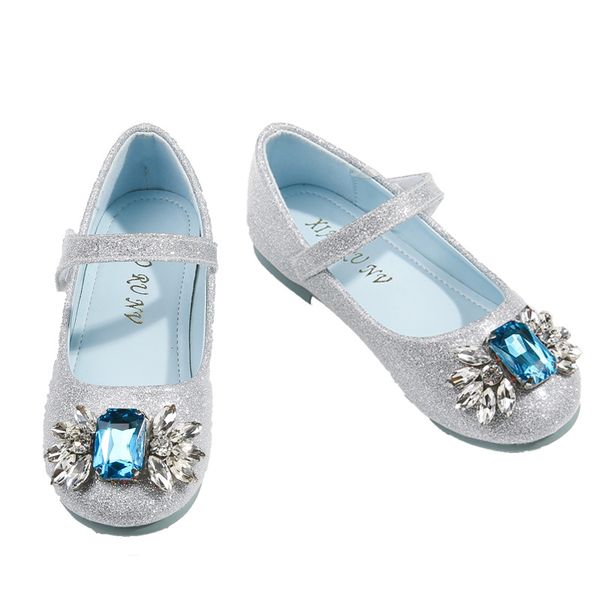 

baby girl shoes sweet princess shoes with rhinestone soft bottom children girl school shoe for kids three style sjd060, Black;grey