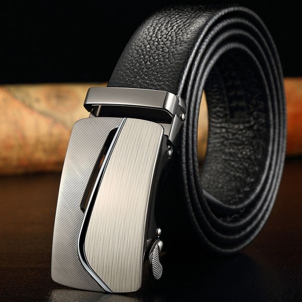 

leather automaticbusiness first layer cowhide gift men's leather automaticbusiness belt men's first belt beltlayer cowhide gift uq, Black;brown